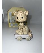 Precious Moments &quot;Wishing You Grrr-eatness&quot; Leopard 7 YO Birthday Train - $190.74 MXN