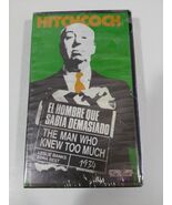 HITCHCOCK El Hombre Que Savait Trop VHS Cinta Castellano Neuf - $548.74 MXN
