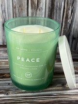 DW Home 15 oz Scented 2-Wick Candle - PEACE - Tea Tree - NEW! - RARE! - £18.97 GBP