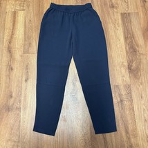Ann Taylor Womens Solid Navy Crepe Pull On Ankle Dress Pants Pants Size ... - £21.72 GBP