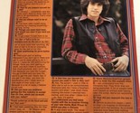 Robby Benson Magazine Article Vintage One Minute With Robby Benson - $6.92