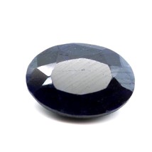 7.1Ct Natural Brazilian Blue Sapphire (Neelam) Oval Shape Faceted Gemstone - £12.11 GBP