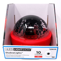Gemmy Led Lightshow Shadowlights 5286330 Christmas Rotating Projector Red - New! - £11.95 GBP