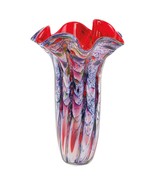17 Multicolor Glass Art Napkin Vase - £243.48 GBP