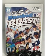 Baseball Blast (Nintendo Wii, 2009) Complete With Manual Tested - £5.32 GBP