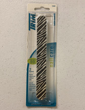 Trim Salon Boards Nail Files Zebra Print 2 pack Heavy Duty &amp; Medium Grit - $1.87