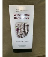 Thirteen Chefs Veneto Counter Top Wine Bottle Barrel Rack (Holds 12 Bott... - $60.48 CAD