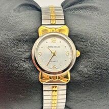 TIMETECH Silver Gold 22mm St. Steel Women’s Quartz Watch Working - $457.97 MXN