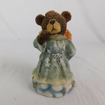 K&#39;s Collection Angelic Teddy Bear Angel Standing on Clouds Wings Halo 4.5” Tall - £4.73 GBP