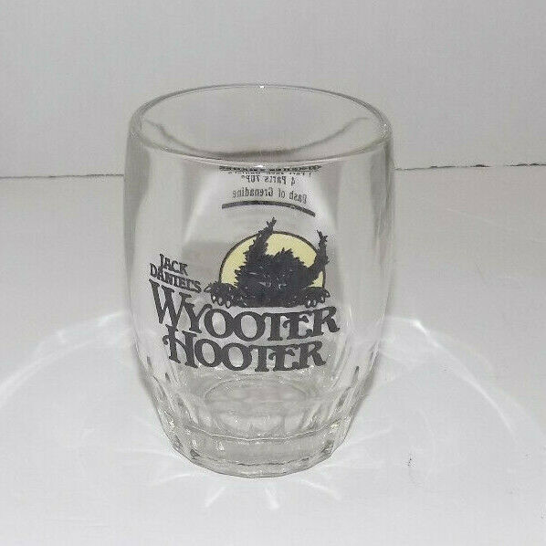 Jack Daniels Wyooter Hooter Whiskey Cocktail Glass 4" Tall - $7.82