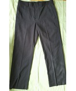 Perry Ellis Black Pin striped Men&#39;s Pants Bottoms Straight Leg 32x30 - €4,32 EUR