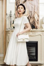White cotton dress, White dress women, White natural dress, White boho dress. - £99.91 GBP