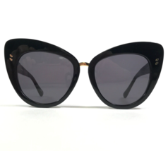Stella McCartney Sunglasses SC0037SA 004 Black Oversized Frames with Gray Lenses - £119.41 GBP
