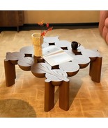 Minimalist Solid Wood Designer Tea Table, Sculptural Carved Coffee Table... - €4.798,69 EUR
