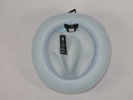 Men's Bently Semi Crushable Fedora Briad Straw Hat Dante DA223 Blue White image 5