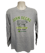 John Deere Farm Coop Moline Illinois Adult Large Gray Sweatshirt - $24.75