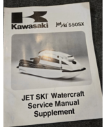 1991 Kawasaki Jet Ski Watercraft 550SX Service Shop Repair Manual 99924-... - $494.20 MXN