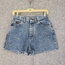 LEE Shorts Women 10 Petite Blue Denim Acid Wash Casual Bottoms Summer Ra... - $11.89