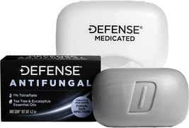 Defense Antifungal Medicated Bar Soap | Intensive Fungus Treatment for Athlete&#39;S - £15.93 GBP