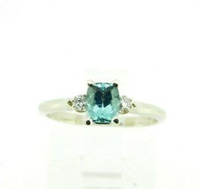 Authenticity Guarantee 
14k Gold .62ct Green Genuine Natural Tourmaline ... - £432.04 GBP