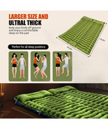 Double Air Mattress, 4-Inch Thick with Pillow &amp; Built-In Foot Pump - €52,41 EUR