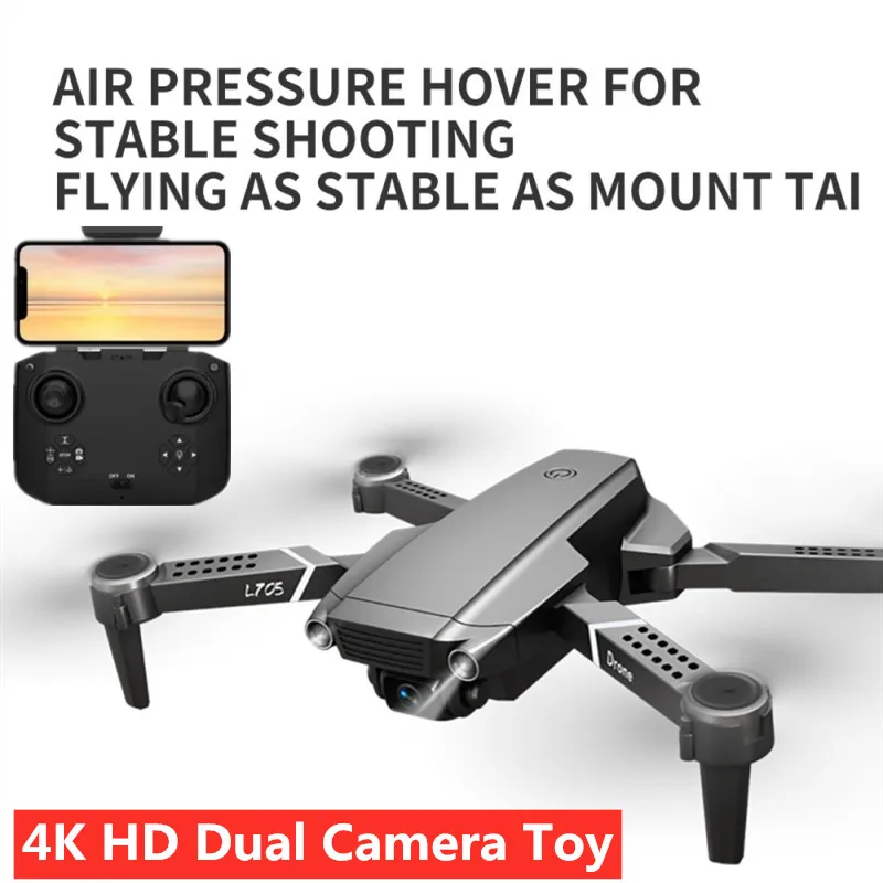 Foldable 4K Aerial Photography RC Quadcopter 4K HD Dual Camera Real-ti - £50.26 GBP+