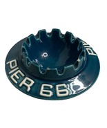 Vintage Pier 66 Ceramic Ashtray Teal Glazed MCM Souvenir Ft. Lauderdale ... - $484.94 MXN