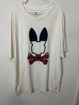 Psycho Bunny Robert Godley White Graphic Logo T Shirt Size 3XL - $436.98 MXN