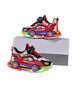 Sport Car Design Boys Sneakers LED Light-Up Toddler Comfort Shoes Kids T... - $38.81 CAD+