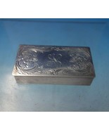 Lutz Sterling Silver Stamp Box Handmade Bright-Cut Flowers c.1910 (#5588) - €191,67 EUR