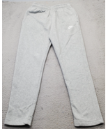 Nike Sweatpants Women S Gray Fleece Lined Embroidered Logo Elastic Waist... - $452.16 MXN