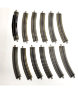 N Scale Bachmann EZ Trac (11) Curved Track N4801A &amp; (1) Re Railer Termin... - $37.99