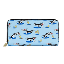 Loungefly Looney Tunes Tweety &amp; Sylvester AOP Wallet - £35.35 GBP