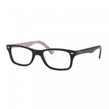 RAY BAN RX5228 5014 Black/White 50mm Eyeglasses New Authentic - £62.64 GBP