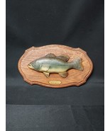 Mid Century Modern 1970’s Burwood Wall Hanging Large Mouth Bass Fish 3D ... - $37.39