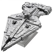 Star Wars Imperial Light Cruiser Premium Metal Earth 3D Model Kit Silver - £34.35 GBP