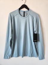 Nwt Lululemon PERO/BZEB Light Blue Metal Vent Tech Ls 2.0 Top Shirt Men&#39;s Xxl - £73.65 GBP