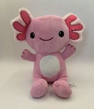 Fiesta Pink AXOLOTL 9” Snuggles Sitting Plush Stuffed Animal - £6.99 GBP