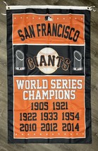 San Francisco Giants World Series Championship Flag 3x5 ft Banner Man-Ca... - $20.00