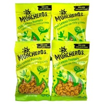 Muncheros Chili Lemon Peanuts 5 oz Bags  (Pack of 4) - $20.78