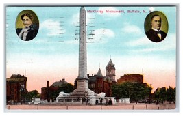 McKinley Monument Buffalo New York NY 1915 DB Postcard U3 - £2.33 GBP