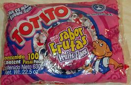 2 X Totito Sabor Frutas Goma De Mascar Chicles Fruit Flavored Bubble Gum... - $19.95