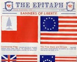 Nino&#39;s Steak Restaurant Epitaph Menu 1976 Banners of Liberty Bicentennia... - $37.62
