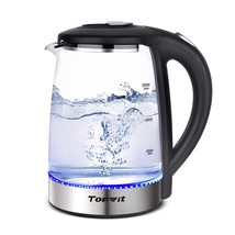 Electric Kettle Glass Hot Water Kettle, 2.0L Water Warmer, Bpa-Free Stai... - £33.81 GBP
