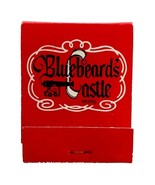 Bluebeard&#39;s Castle Hotel Vintage Matchbook Cannon Pirate Theme Full Unus... - $19.99
