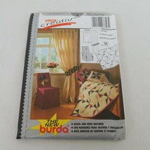 Burda Creativ Sewing Pattern 3358 Patchwork Windmill Pillow Quilt Curtain Cover - $5.95