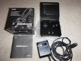 Nintendo Gameboy Advance Sp Onyx Black Ags-001 - $174.99