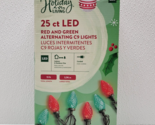 Holiday Living 25-Count Faceted C9 Bulbs 13-ft LED Christmas Red &amp; Green... - $12.22