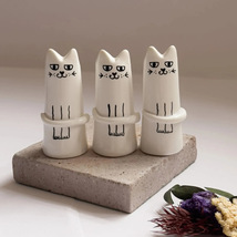 Fun Kitten Vase, Resin Animal Vase, Home Garden Decoration, Home Ornament - £15.92 GBP