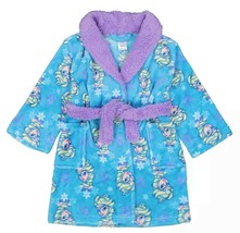 Frozen 2 Disney Elsa Super-Soft Fleece Belted Bath Robe Toddler&#39;s 2T 3T 4T Or 5T - £23.97 GBP+